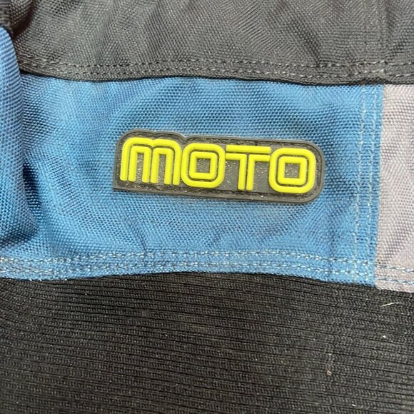 Troy Lee Designs Downhill MTB Moto Cycling Shorts Mens Size 30 Blue White Yellow - Picture 6 of 14